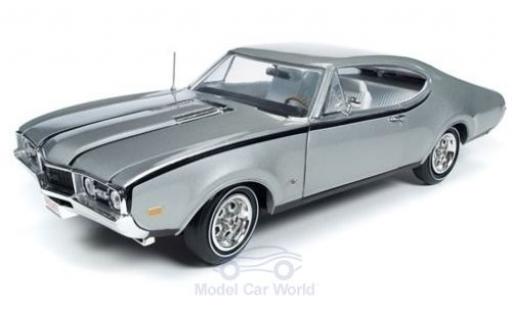 Oldsmobile Cutlass 1/18 Auto World Hurst grey 1968 diecast model cars