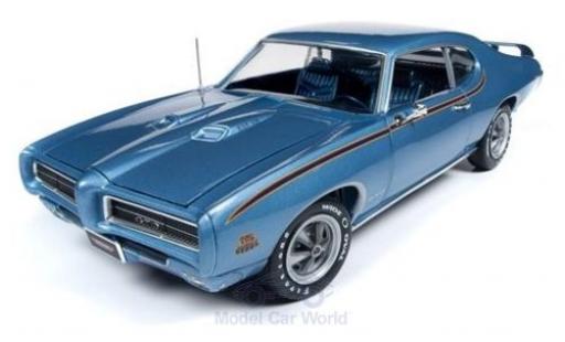 Diecast model cars Pontiac GTO 1/18 Auto World Judge metallic blue 1969 Pontiac GTO 1/18 Auto World Judge metallic blue 1969 diecast model cars