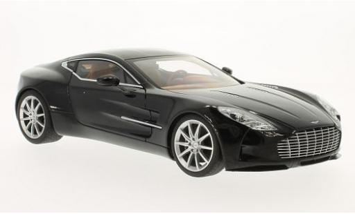 Aston Martin One 1/18 AUTOart ONE-77 metallic black 2009 diecast model cars