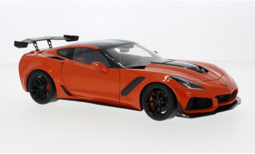 Diecast model cars Chevrolet Corvette 1/18 AUTOart (C7) ZR1 orange 2019 Chevrolet Corvette 1/18 AUTOart (C7) ZR1 orange 2019 diecast model cars