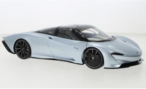 Diecast model cars McLaren Speedtail 1/18 AUTOart SpeedTail metallise blue clair/black 2020 McLaren Speedtail 1/18 AUTOart SpeedTail metallise blue clair/black 2020 diecast model cars