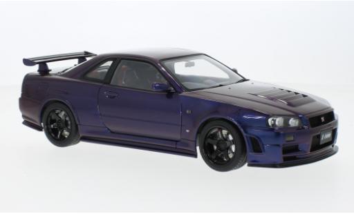 Diecast model cars Nissan Skyline 1/18 AUTOart GT-R (R34) Z-Tune metallise violett 2005 Nissan Skyline 1/18 AUTOart GT-R (R34) Z-Tune metallise violett 2005 diecast model cars
