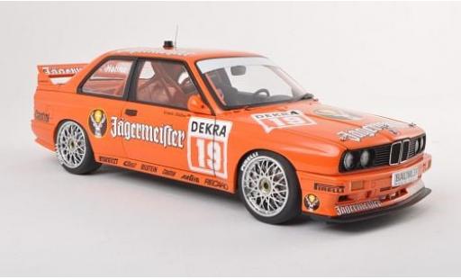 Bmw M3 1/18 AUTOart (E30) No.19 Jägermeister DTM 1992 1:18 diecast model cars