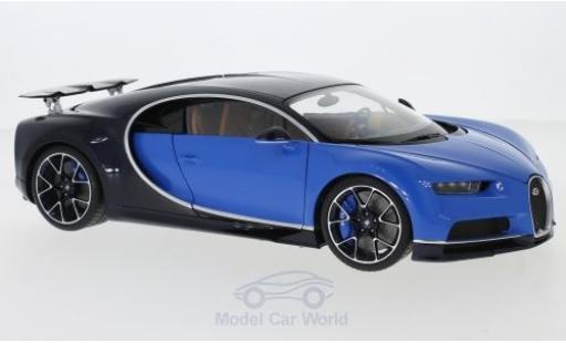 Bugatti Chiron 1/18 AUTOart blue/blue 2017 diecast model cars