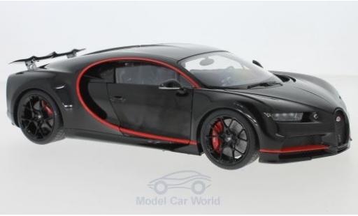 Bugatti Chiron 1/18 AUTOart black 2017 diecast model cars