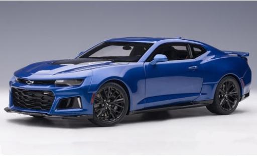 Chevrolet Camaro 1/18 AUTOart ZL1 metallic blue/carbon 2017 diecast model cars