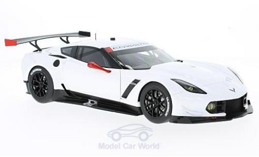 Diecast model cars Chevrolet Corvette C7 1/18 AUTOart C7.R white 2016 Plain Body Version Chevrolet Corvette C7 1/18 AUTOart C7.R white 2016 Plain Body Version diecast model cars