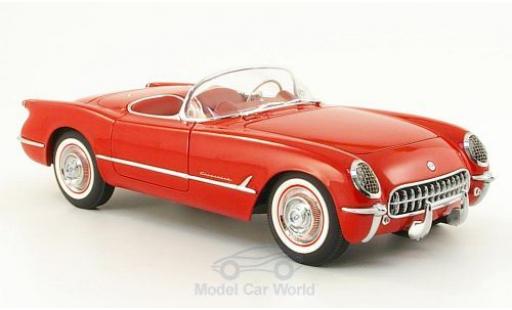 Chevrolet Corvette 1/18 AUTOart red 1954 diecast model cars
