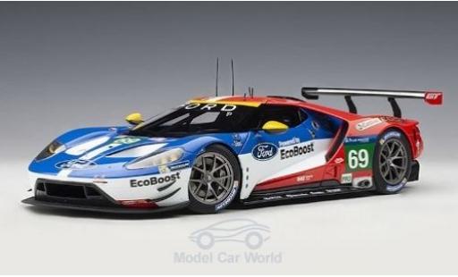 Ford GT 1/18 AUTOart blue 2016 Plain Body Version diecast model cars