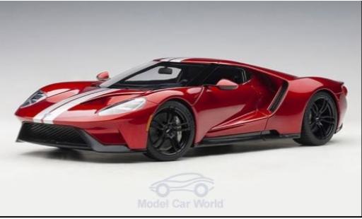 Diecast model cars Ford GT 1/18 AUTOart metallic red/grey 2017 Ford GT 1/18 AUTOart metallic red/grey 2017 diecast model cars