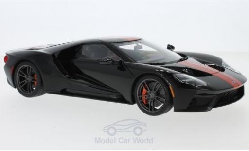 Diecast model cars Ford GT 1/18 AUTOart black/orange 2017 Ford GT 1/18 AUTOart black/orange 2017 diecast model cars