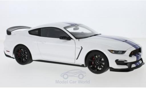 Diecast model cars Ford Mustang 1/18 AUTOart Shelby GT-350R white/blue 2017 Ford Mustang 1/18 AUTOart Shelby GT-350R white/blue 2017 diecast model cars