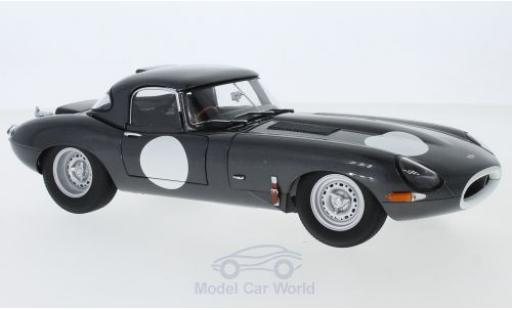 Diecast model cars Jaguar E-Type 1/18 AUTOart Lightweight grey RHD mit abnehmbarem Dach Jaguar E-Type 1/18 AUTOart Lightweight grey RHD mit abnehmbarem Dach diecast model cars