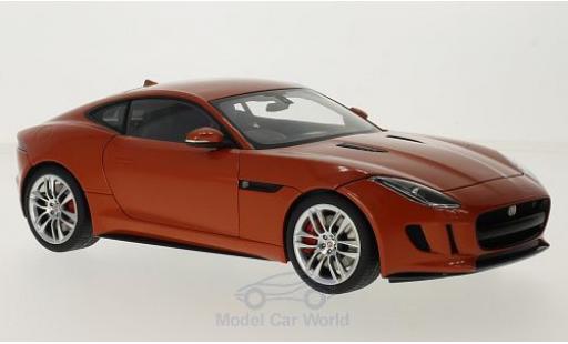 Diecast model cars Jaguar F-Type 1/18 AUTOart R Coupe metallic orange RHD 2015 Jaguar F-Type 1/18 AUTOart R Coupe metallic orange RHD 2015 diecast model cars