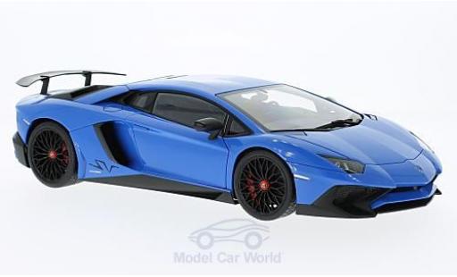 Diecast model cars Lamborghini Aventador 1/18 AUTOart LP750-4 SV blue 2015 Lamborghini Aventador 1/18 AUTOart LP750-4 SV blue 2015 diecast model cars