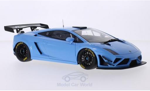 Lamborghini Gallardo 1/18 AUTOart GT3 FL2 metallic blue 2013 Plain Body Version diecast model cars