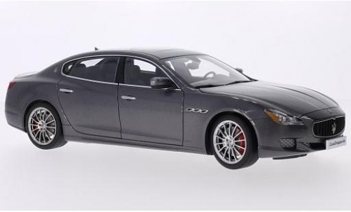 Diecast model cars Maserati Quattroporte 1/18 AUTOart GTS metallic grey 2015 Maserati Quattroporte 1/18 AUTOart GTS metallic grey 2015 diecast model cars