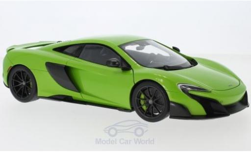 Diecast model cars McLaren 675 1/18 AUTOart LT green 2016 McLaren 675 1/18 AUTOart LT green 2016 diecast model cars