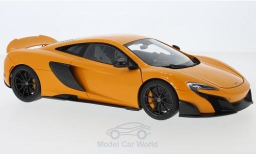 Diecast model cars McLaren 675 1/18 AUTOart LT orange 2016 McLaren 675 1/18 AUTOart LT orange 2016 diecast model cars