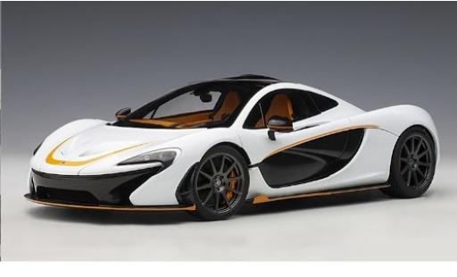 Diecast model cars McLaren P1 1/18 AUTOart white/orange 2013 McLaren P1 1/18 AUTOart white/orange 2013 diecast model cars