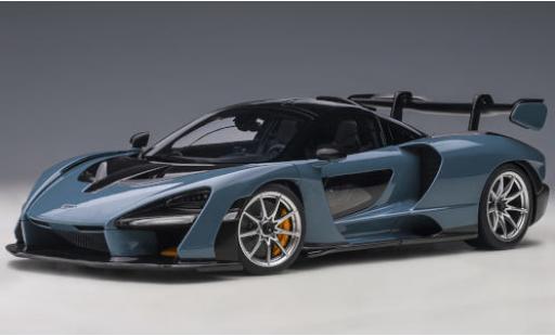 McLaren Senna 1/18 AUTOart metallic blue/carbon 2018 diecast model cars
