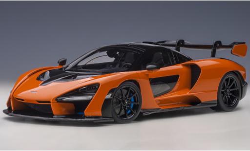 Diecast model cars McLaren Senna 1/18 AUTOart metallic orange/carbon 2018 McLaren Senna 1/18 AUTOart metallic orange/carbon 2018 diecast model cars