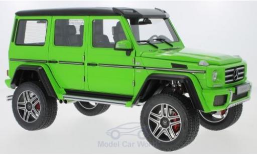 Diecast model cars Mercedes Classe G 1/18 AUTOart G500 4x4 green 2016 Mercedes Classe G 1/18 AUTOart G500 4x4 green 2016 diecast model cars
