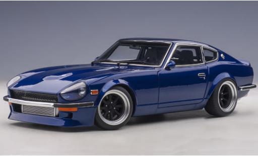 Nissan Fairlady Z 1/18 AUTOart (S30) Wangan Midnight metallic blue RHD Akuma no Z (30th Anniversary) diecast model cars