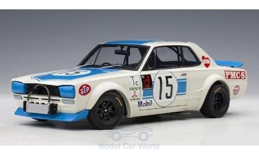 Nissan Skyline 1/18 AUTOart GT-R (KPGC-10) RHD No.15 300 KM Fuji Speed Race 1972 K.Takahashi diecast model cars