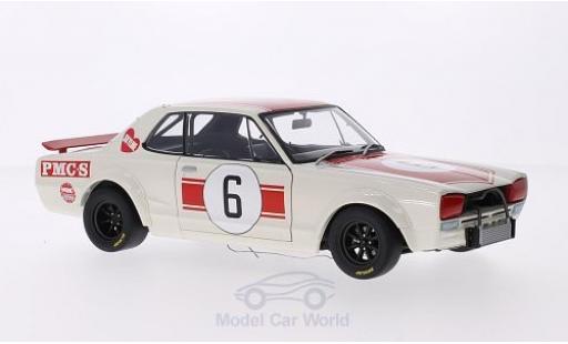 Diecast model cars Nissan Skyline 1/18 AUTOart GT-R (KPGC10) RHD No.6 GP Japan 1971 K.Takahashi Nissan Skyline 1/18 AUTOart GT-R (KPGC10) RHD No.6 GP Japan 1971 K.Takahashi diecast model cars