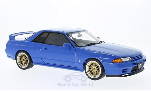 Diecast model cars Nissan Skyline 1/18 AUTOart GT-R (R32) V-Spec II blue RHD Tuned Version Nissan Skyline 1/18 AUTOart GT-R (R32) V-Spec II blue RHD Tuned Version diecast model cars