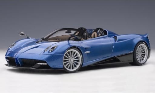 Pagani Huayra 1/18 AUTOart Roadster blue/carbon 2017 y compris les Hardtop diecast model cars