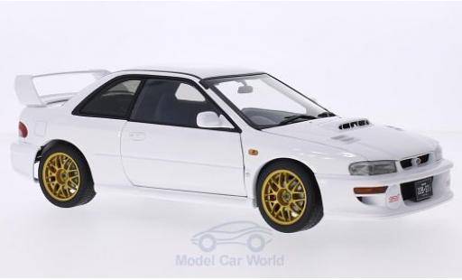 Diecast model cars Subaru Impreza 22B 1/18 AUTOart 22B white 1998 Subaru Impreza 22B 1/18 AUTOart 22B white 1998 diecast model cars