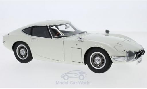 Diecast model cars Toyota 2000 GT 1/18 AUTOart Coupe white Toyota 2000 GT 1/18 AUTOart Coupe white diecast model cars