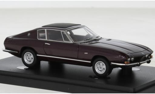 Bmw 2800 1/43 AutoCult Autocult/Avenue 43 GTS Frua metallise red 1969 diecast model cars