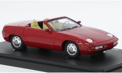 Diecast model cars Porsche 928 1/43 AutoCult Autocult/Avenue 43 Carelli Design cabriolet red 1981 Porsche 928 1/43 AutoCult Autocult/Avenue 43 Carelli Design cabriolet red 1981 diecast model cars