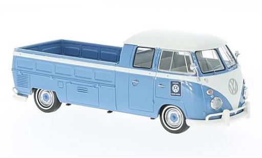 Diecast model cars Volkswagen T1 1/43 AutoCult Doppelkabine Langpritsche blue/white 1963 Volkswagen T1 1/43 AutoCult Doppelkabine Langpritsche blue/white 1963 diecast model cars