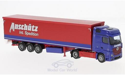 Mercedes Actros 1/87 AWM 2 Big. Aerop. Anschütz Schubb.-SZ diecast model cars