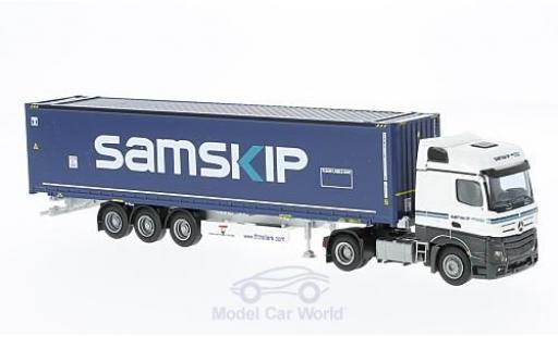 Mercedes Actros 1/87 AWM 2 Big. Aerop. Samskip 45 OS Cont.-SZ diecast model cars