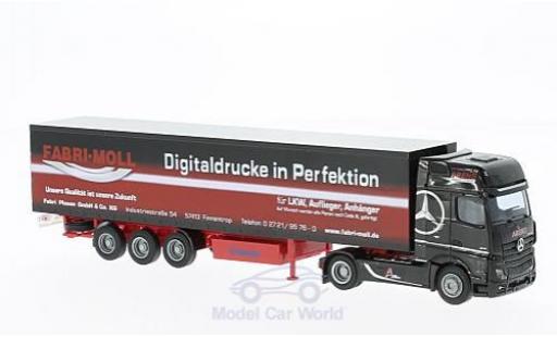 Mercedes Actros 1/87 AWM 2 Giga / Aerop. Arens Gardinenplanen-SZ diecast model cars