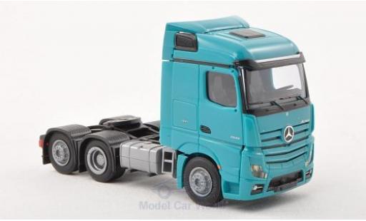 Mercedes Actros 1/87 AWM 2 Streamspace/Aerop. türkis Solo-Zugmaschine 3-achig türkis diecast model cars