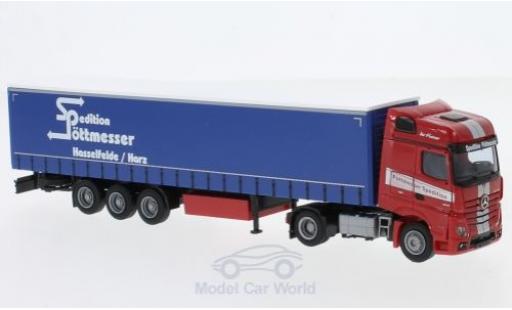 Mercedes Actros 1/87 AWM 2 Big. Aerop. Pöttmesser G-KSZ diecast model cars