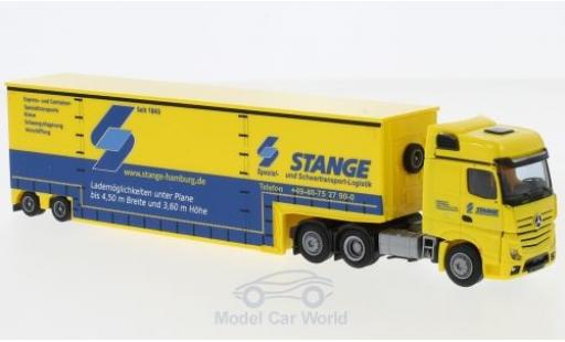 Mercedes Actros 1/87 AWM 2 Big./Aerop. Stange Tiefbett-SZ diecast model cars