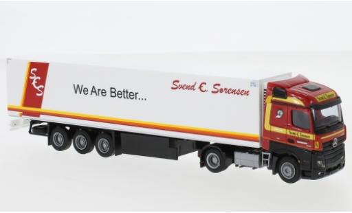 Diecast model cars Mercedes Actros 1/87 AWM 2 Stream. Aerop. Svend Sörensen frais-KSZ Mercedes Actros 1/87 AWM 2 Stream. Aerop. Svend Sörensen frais-KSZ diecast model cars