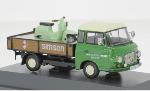 Barkas B1000 1/43 Schuco gr&uuml;n/braun 1:43