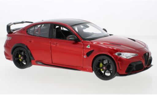Diecast model cars Alfa Romeo Giulia 1/18 Burago GTAm metallise red 2020 Alfa Romeo Giulia 1/18 Burago GTAm metallise red 2020 diecast model cars