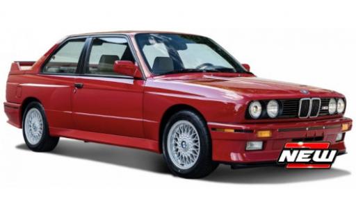 Bmw M3 1/24 Burago (E30) red 1988 diecast model cars