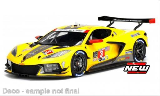 Chevrolet Corvette 1/43 Burago C8.R No.3 2020 diecast model cars