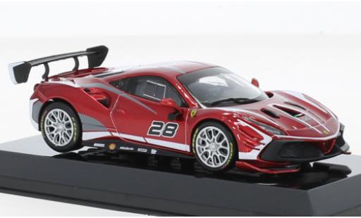 Ferrari 488 1/43 Burago Challenge Evo No.28 2020 diecast model cars