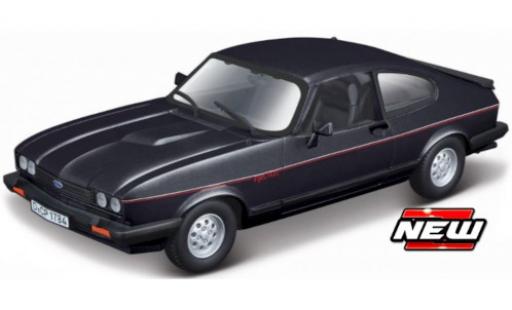 Ford Capri 1/24 Burago MK III black/Dekor 1973 diecast model cars